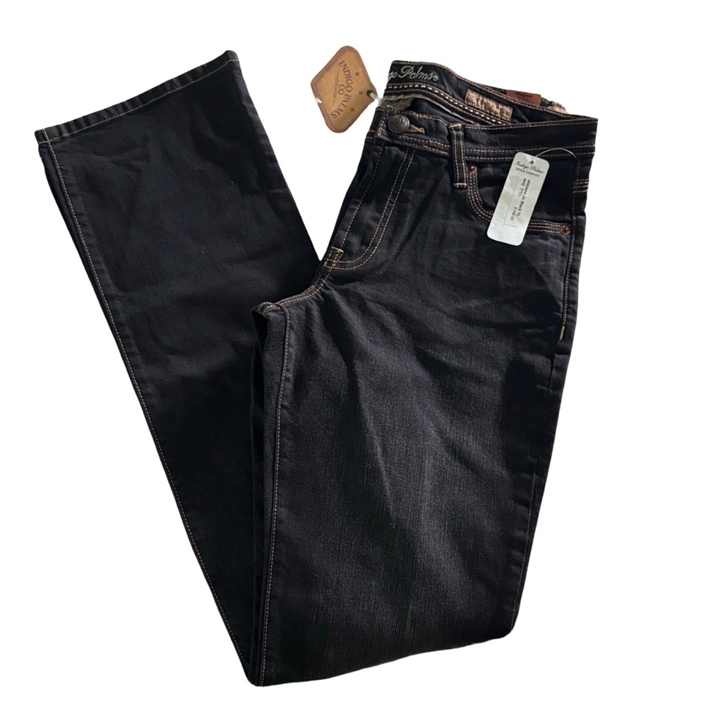 6L NWT Indigo Palms Gabbiano‎ Boot cut Jeans 6 Long A Tommy Bahama Company